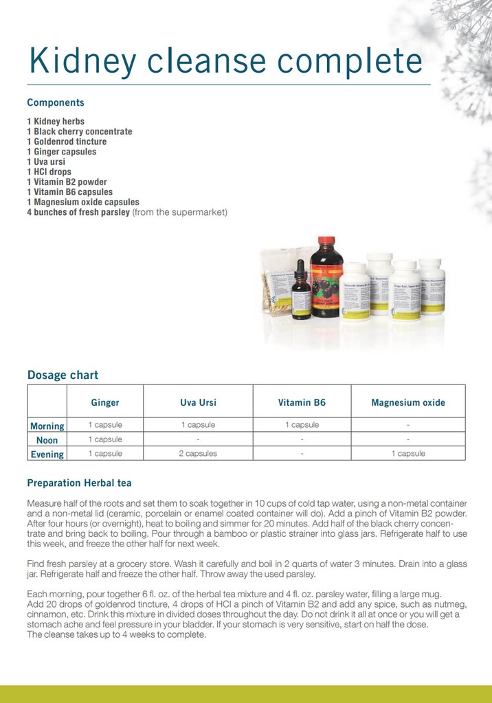 Dr. Hulda Clark's Complete Kidney Cleanse