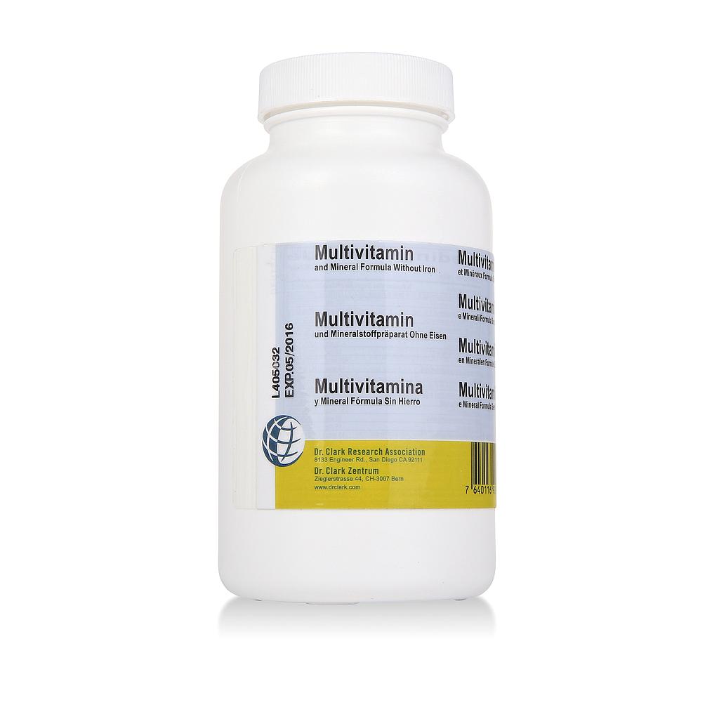 Multivitamina Clark sin Hierro, 120 cápsulas