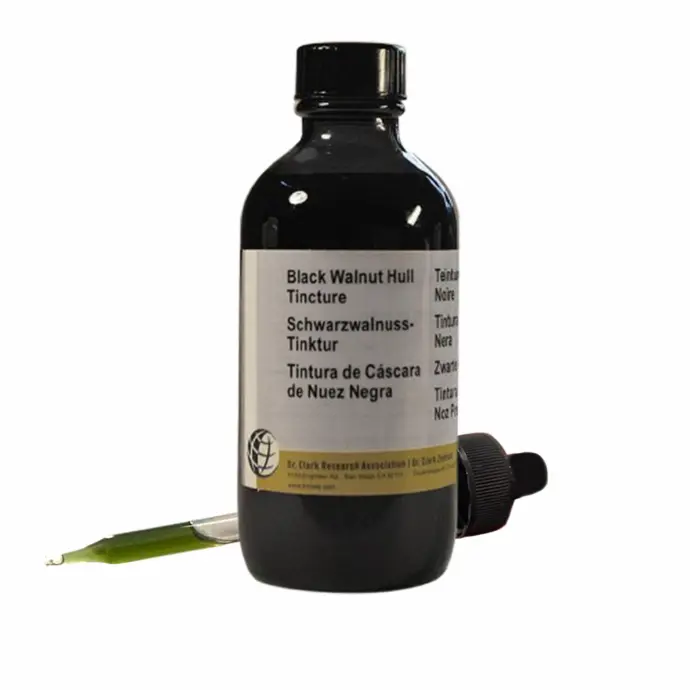 Black Walnut Hull Tincture, extra strong, 4 oz (120 ml)