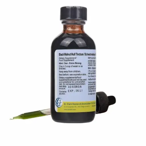 [BE4142D] Black Walnut Hull Tincture, extra strong, 2 oz (60 ml)