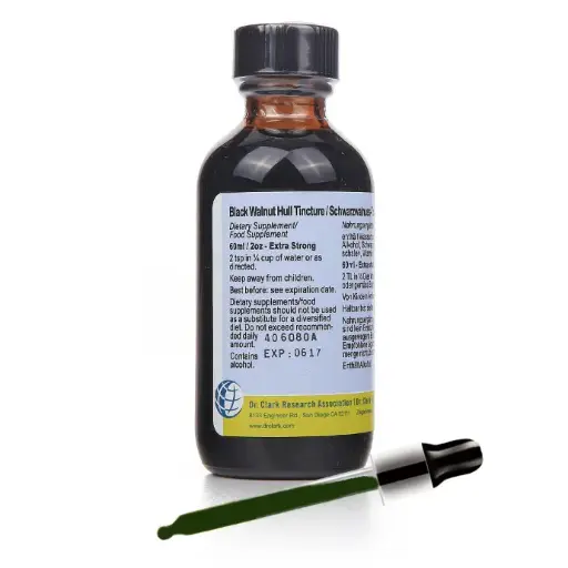 [BE4142D] Tintura de Nogal Negro, extra fuerte, 2 oz (60 ml)