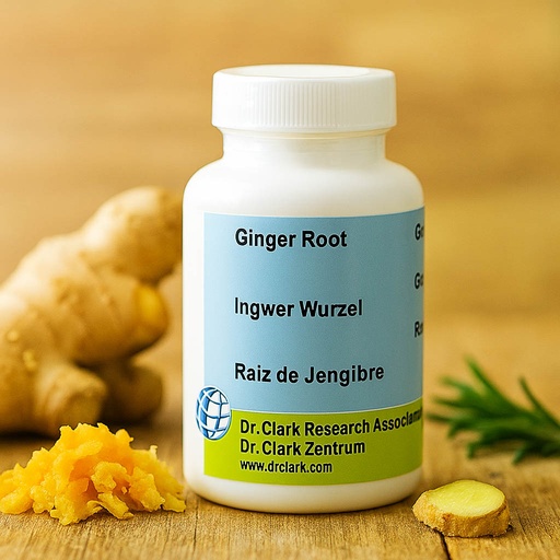 [GIN100] Ginger Root, 500 mg 100 capsules