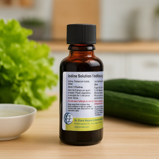 [ID0909] Solution d'Iode d'Après le Dr Hulda Clark, 30 ml